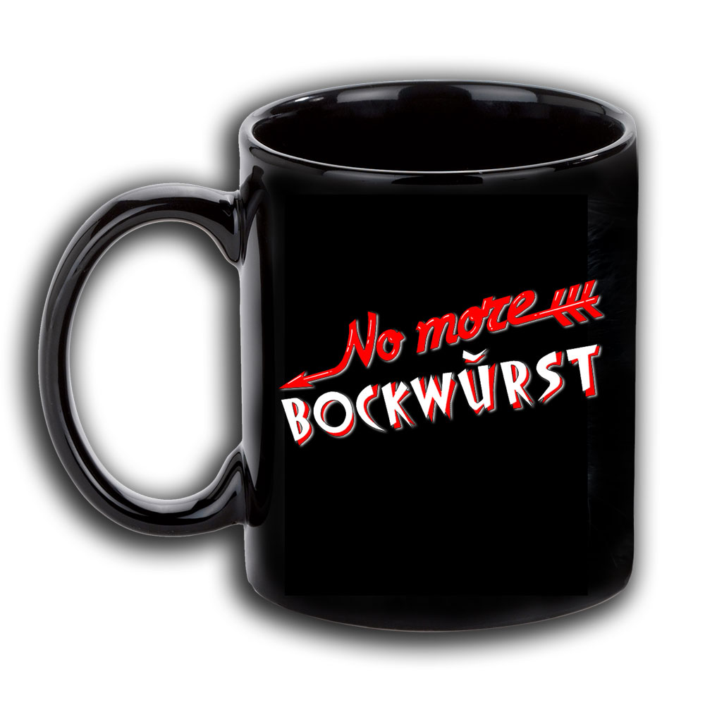 Kaffeebecher "No more Bockwurst"